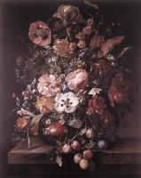 Ruysch, Rachel - Bouquet in a Glass Vase